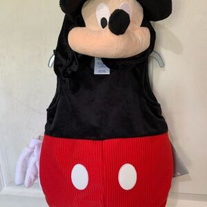 NEW WITH TAGS DISNEY PARKS Mickey Mouse Plush Baby Costume Hands Head 3-6 Months